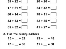 Addition Within 100 With Regrouping Worksheet #3