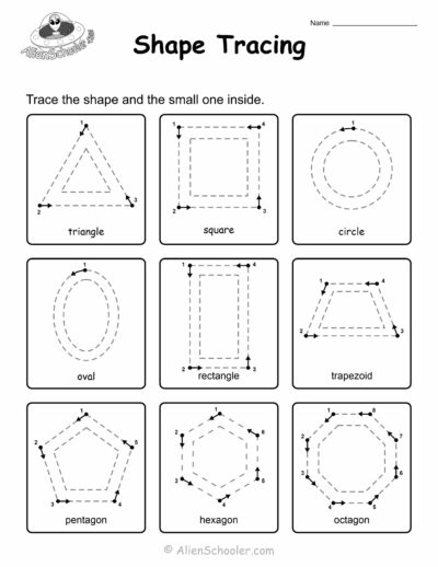 Basic Shapes Tracing