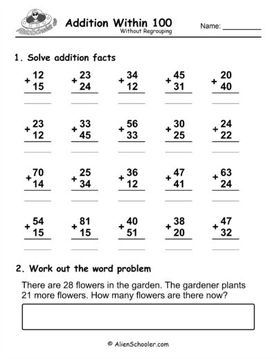 Addition Worksheet #8