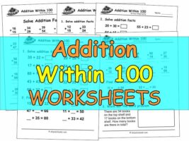 Addition Within 100 Worksheets