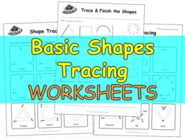 Basic Shapes Tracing Sheets