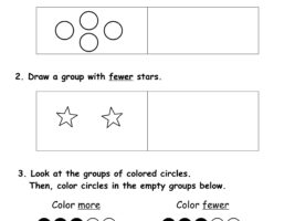 Draw More or Fewer Worksheet