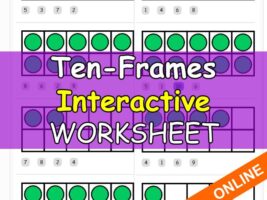 Interactive Ten-Frame Matcing Activity