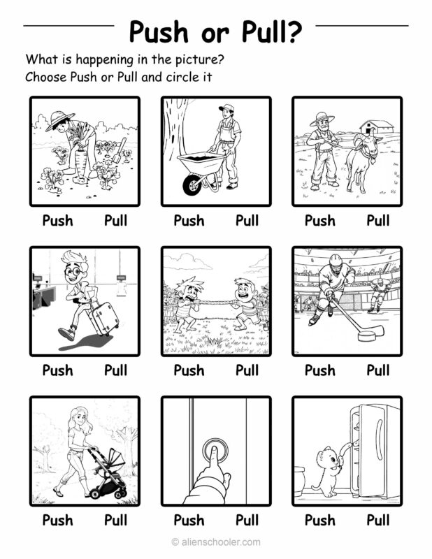 Push or Pull Worksheet