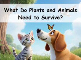 Preview of educational videos for kids: what do plants and animals need to survive? Fun science lessons for kindergarten and preschool.